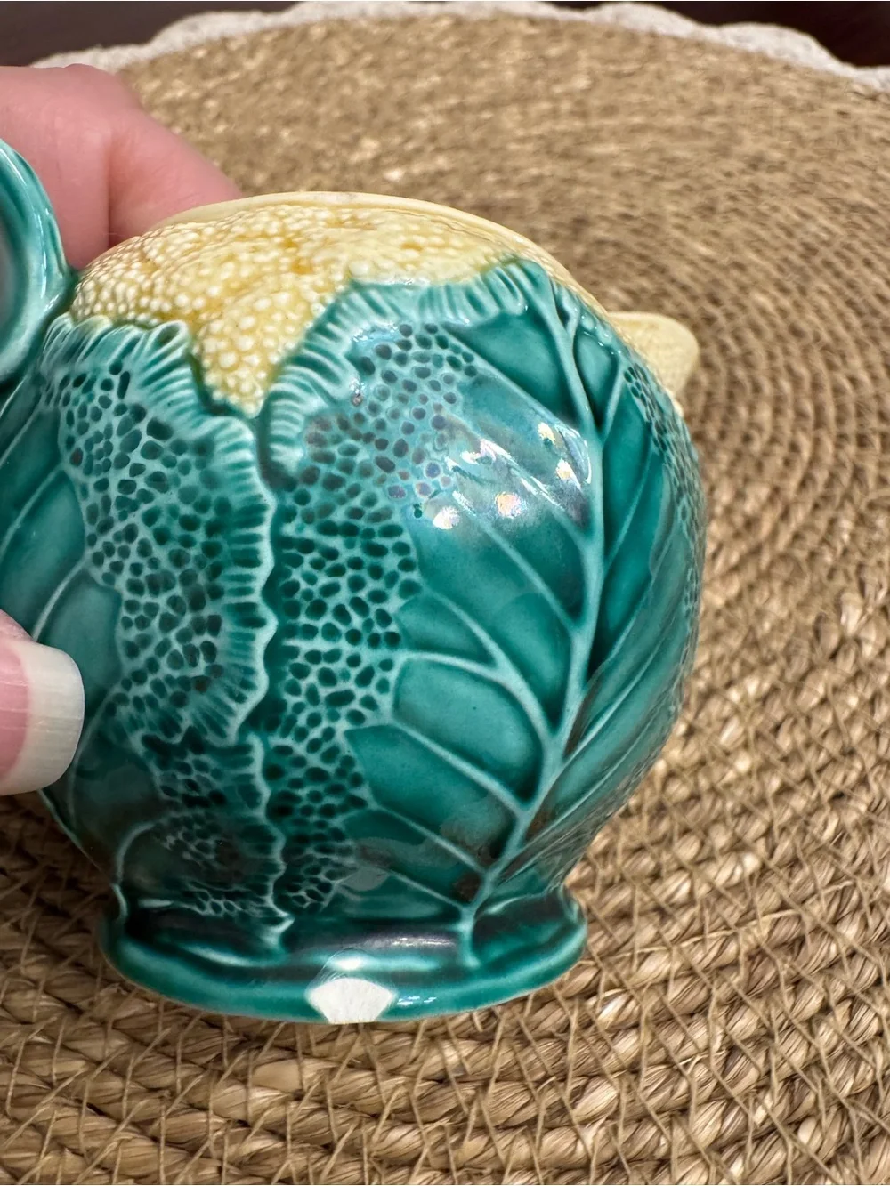 Wedgwood Majolica Cauliflower Creamer